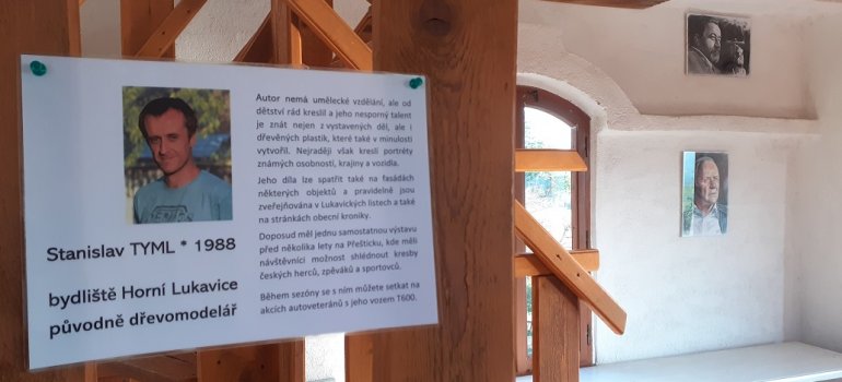 Výstava obrazů – portréty/ veteráni od 1.11.