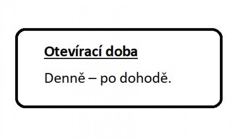 Otevírací doba v 2023