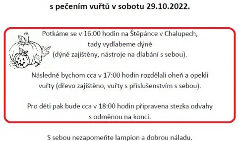 Lampionový průvod 29. 10. 2022.