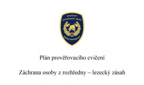 Záchrana osoby z rozhledny 23.3.24. 