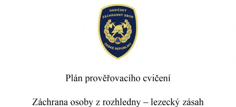 Záchrana osoby z rozhledny 23.3.24.