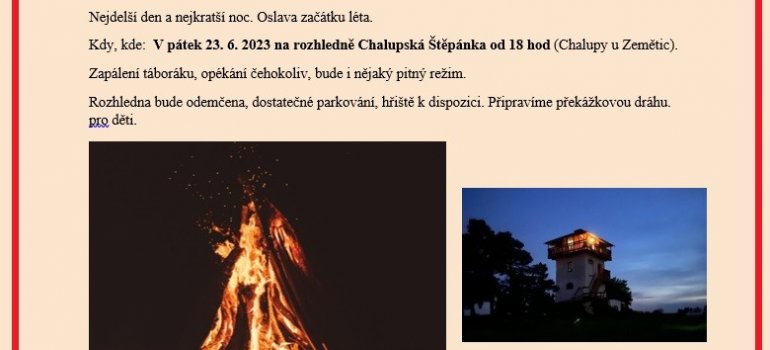 Letní slunovrat 23.6.