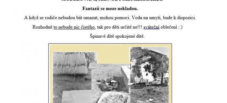 Modelování a keramika 29. 4.