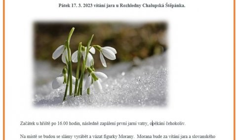 Vítání jara 17.3.23.